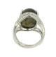 bague cabochon labradorite trendy