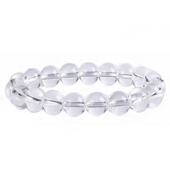 bracelet perles de cristal de roche