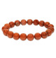 bracelet jaspe rouge en perles de pierre