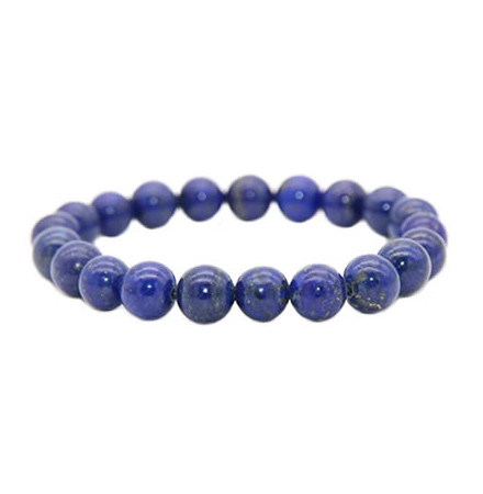bracelet en perles de lapis lazuli