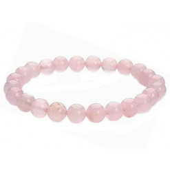 quartz rose bracelet perles