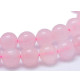 perles percées de quartz rose