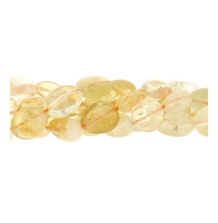 perles nuggets de citrine