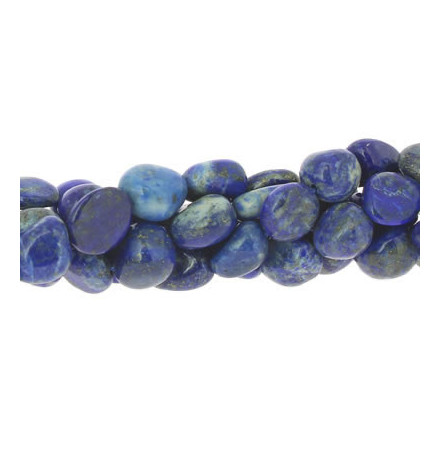 perles roulées de lapis lazuli
