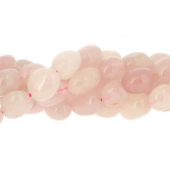 perles roulées quartz rose