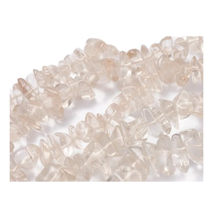 perles chips de cristal de roche