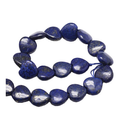 lapis lazuli perles coeur