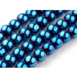 perle electroplated bleu