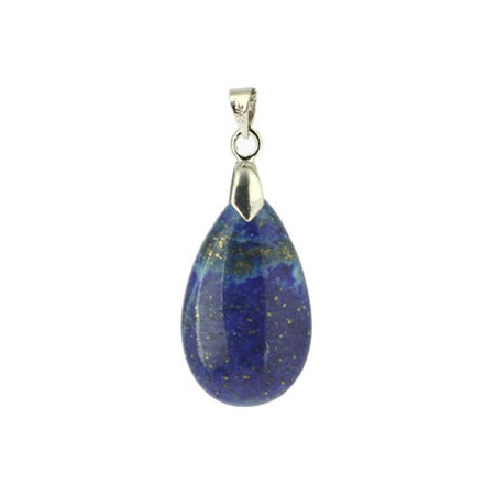 pendentif lapis lazuli pierre goutte