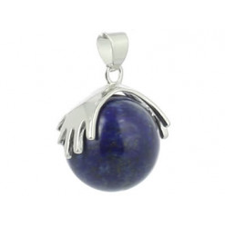 pendentif lapis lazuli pierre perle