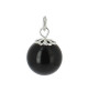 pendentif perle d'agate noire honua