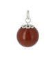 jaspe rouge pendentif en perle