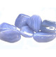 calcédoine bleue pierre roulée