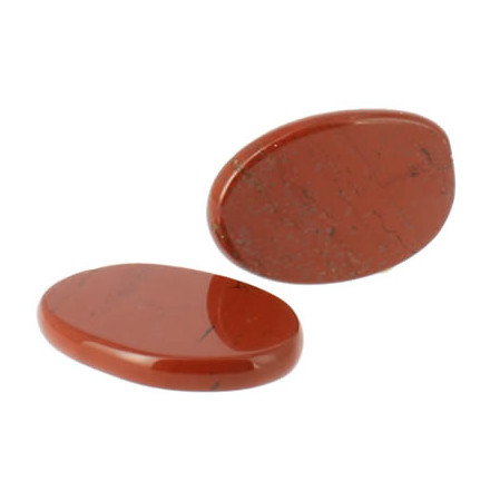 pierre plate jaspe rouge