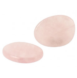 pierre plate de quartz rose
