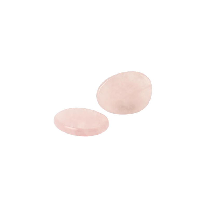 pierre plate de quartz rose