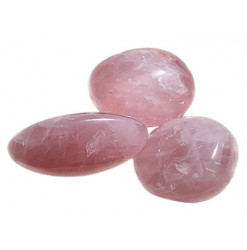 quartz rose pierre roulée galet