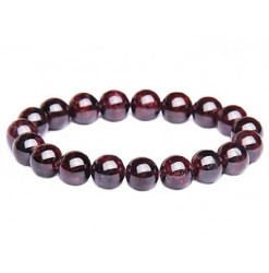 bracelet grenat rouge perles