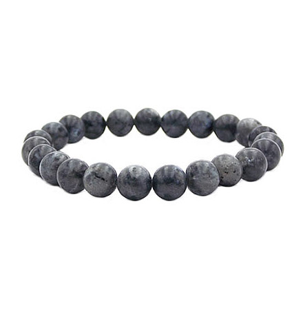larvikite bracelet perles de pierre