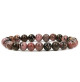 bracelet perles rhodonite