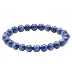 bracelet perles de cyanite