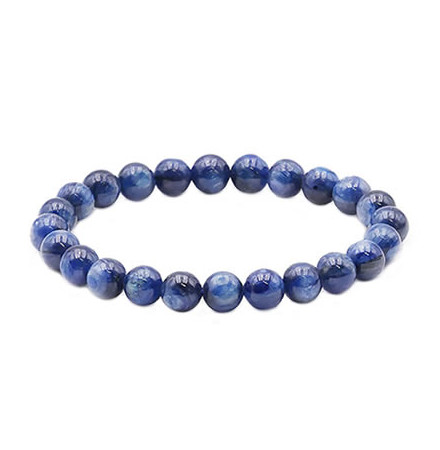 bracelet perles de cyanite