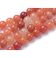 perles aventurine rouge